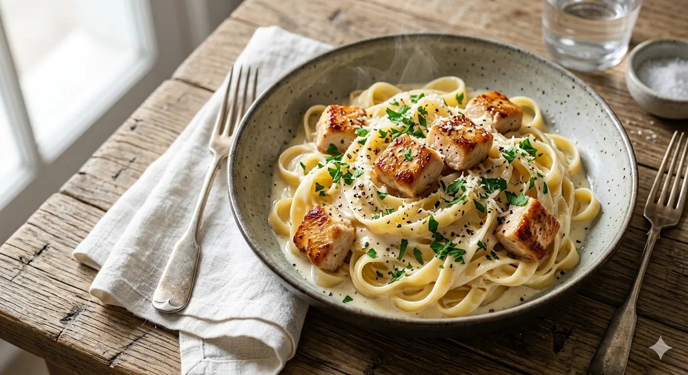 Delicious Creamy Chicken Pasta Recipe in 20 Minutes